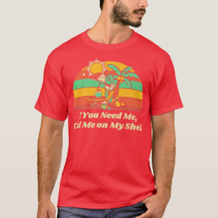 Bel me op mijn Shell Friends Beach Buddy OceanT-Sh T-shirt