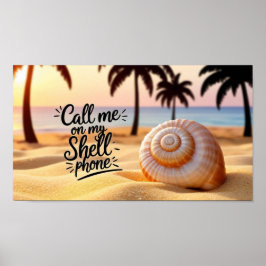 Bel me op mijn Shell-telefoon Poster