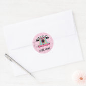 Bel me! ronde sticker (Envelop)