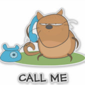 Bel Me Sticker (Voorkant)