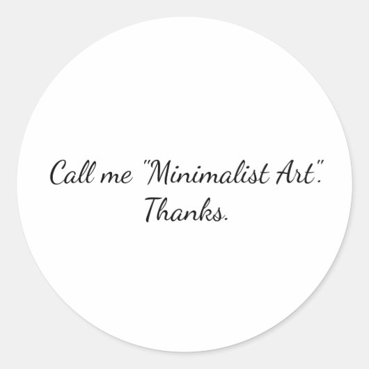 Bel me Sticker (Voorkant)