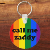 Bel me Zaddy Sleutelhanger (Voorkant)