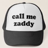 Bel me Zaddy Trucker Pet (Voorkant)
