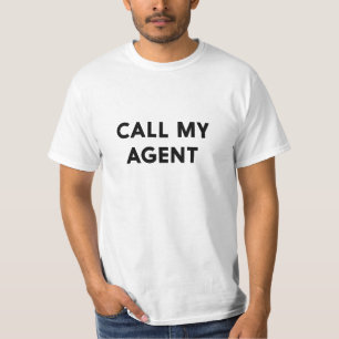 Bel Mijn agent T-shirt