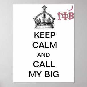 Bel mijn Big Poster