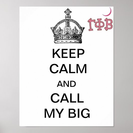 Bel mijn Big Poster (Voorkant)