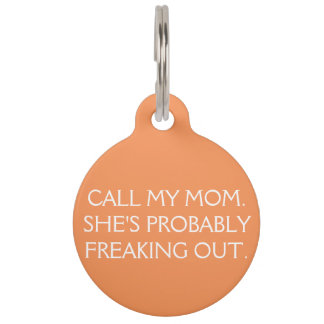 Bel mijn mama Dog Label Huisdierpenning