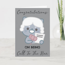 Bel naar de bar met felicitatiekaarten kaart