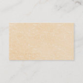 Bel oiseau et carte de visite floral (Dos)