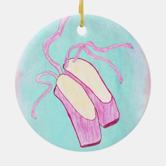 Bel ornement de chaussures de ballet (Dos)