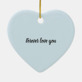 Bel ornement sentimental de Noël (Dos)