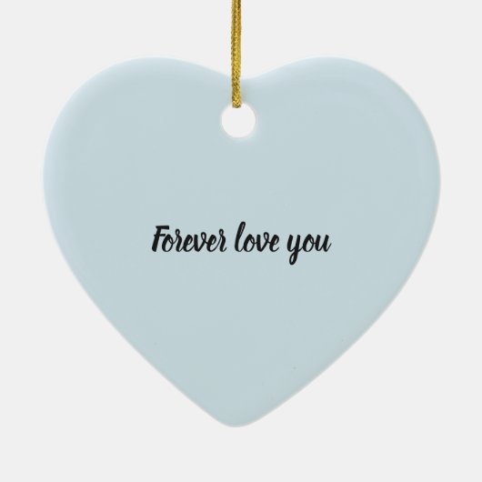 Bel ornement sentimental de Noël (Dos)