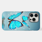 bel papillon bleu brillant (Verso Horizontal)