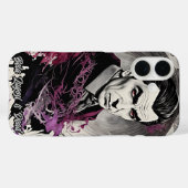 Bela Lugosi coque iphone - Retro Goth Chic (Verso (horizontal))