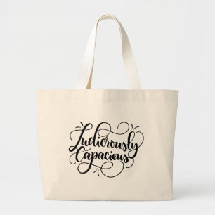 Belachelijk ruim grote tote bag