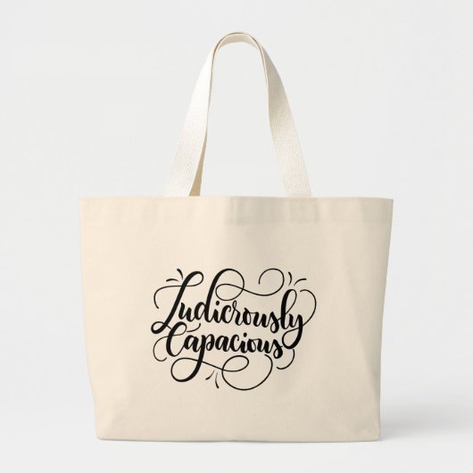 Belachelijk ruim grote tote bag (Voorkant)