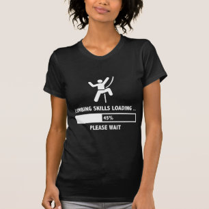 Belading van klimatologische vaardigheden t-shirt