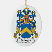 Belanger Family Crest Keramisch Ornament (Rechts)