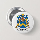 Belanger Family Crest Ronde Button 5,7 Cm (Voorkant /achterkant)