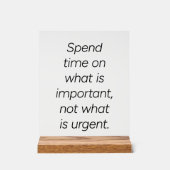 Belangrijk Acrylteken Acryl Bord (Voorkant)