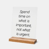 Belangrijk Acrylteken Acryl Bord (Hoek)