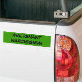 BELANGRIJK NARCISSISM BUMPERSTICKER (Op Truck)