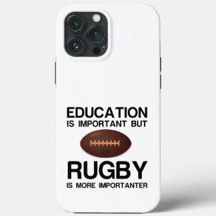 BELANGRIJK ONDERWIJS VOOR HET BELANG VAN RUGBY iPhone 13 PRO MAX HOESJE