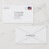 Belangrijk Visitekaartje e-mailenvelop (Voorkant / Achterkant)