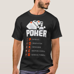 Belangrijke Eigenschappen Van Succesvolle Pokerspe T-shirt