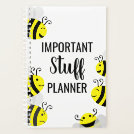 "Belangrijke stuif" Kute Family of Bees Planner