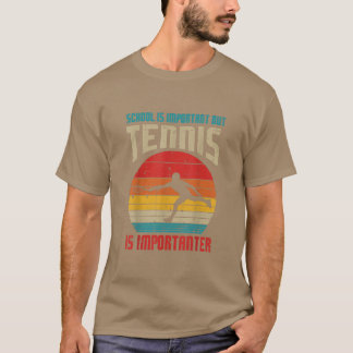 Belangrijke Tennis Belangrijke spelers van de scho T-shirt