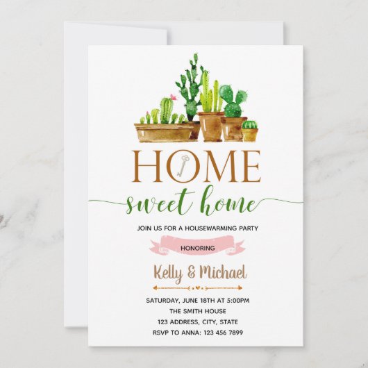 Belangrijke uitnodiging van de partij (Voorkant)