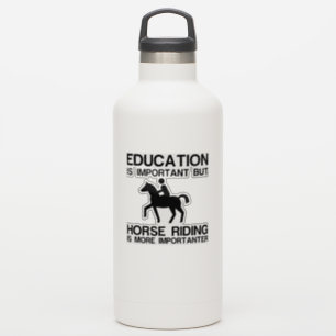 BELANGRIJKER ONDERWIJS IS DE BELANGRIJKSTE HORSE R STICKER