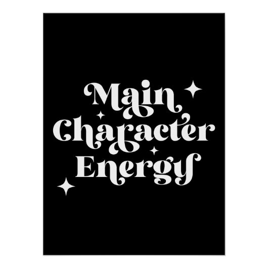 Belangrijkste karakteristieke energie perfect poster (Voorkant)