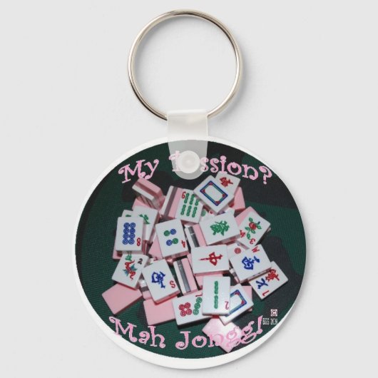 belangrijkste ketting van mah jongg sleutelhanger (Voorkant)