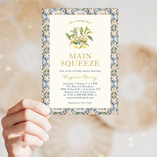 Belangrijkste knijpuitnodiging kaart