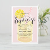 Belangrijkste limonaderoze virtuele Vrijgezellenfe Kaart (Staand voorkant)