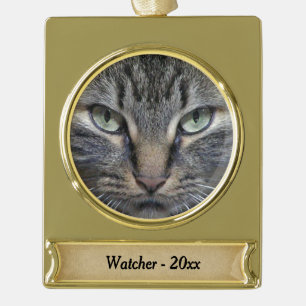 Belangrijkste muntsoort (Eyes Gold Name) en jaar Verguld Banner Ornament