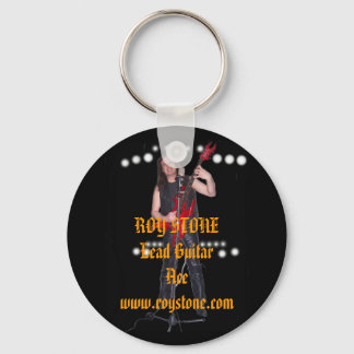 BELANGRIJKSTE RING, ROY STONE Lood Guitar Ace ... Sleutelhanger