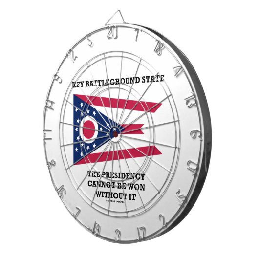 Belangrijkste slagveld: staatsvoorzitterschap Ohio Dartbord (Voorkant Rechts)