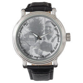 Belangrijkste tijdnotering | Vader en Baby Foto Horloge