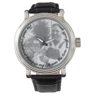 Belangrijkste tijdnotering   Vader en Baby Foto Horloge