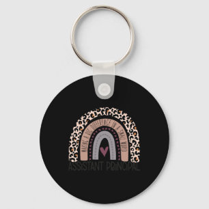 Belangrijkste waardering Leopard Print Rainbow Sleutelhanger