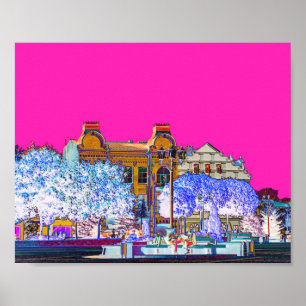 Belarus Беларусь Grodno Гродно Architectuur Poster