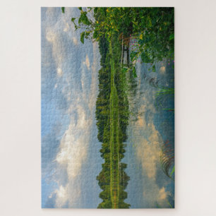 Belarus Беларусь Paysage Nature Canal Puzzle