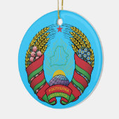 BELARUS* - Aangepaste kerstversiering Keramisch Ornament (Links)