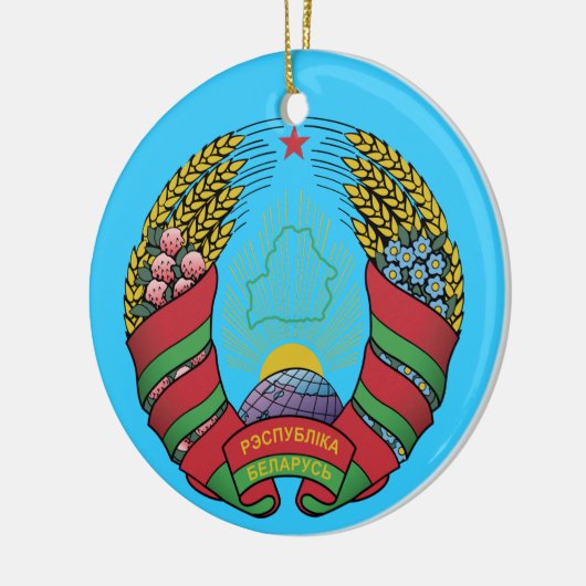 BELARUS*- ornement fait sur commande de Noël (Gauche)