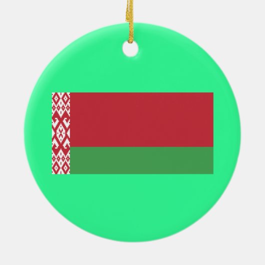 BELARUS*- ornement fait sur commande de Noël (Dos)