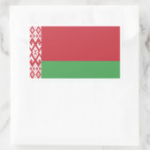 Belarussische vlag, vlag van Belarus Rechthoekige Sticker (Tas)