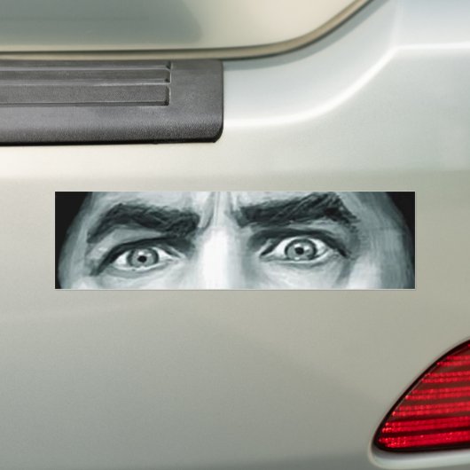 Bela's ogen bumpersticker (Op auto)